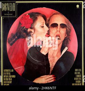 Copertina Vintage Vinyl record - Welch, Bob - French Kiss - Pic Disc - US - 1977 Foto Stock