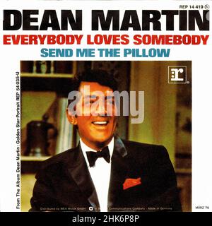 Copertina Vintage vinyl record - Martin, Dean - Everybody Loves queone - D -1964 - ReRel 1976 Foto Stock