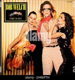 Copertina Vintage Vinyl record - Welch, Bob - Three Hearts - D - 1979 Foto Stock