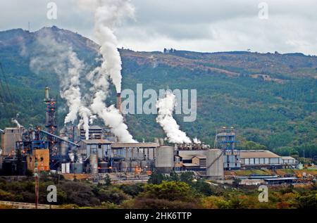 Industria della carta fabbrica, Eswatini, Swaziland Foto Stock