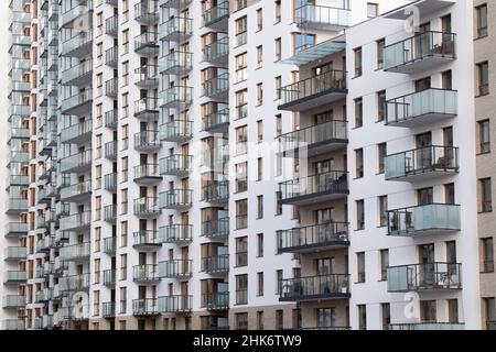 Multifamily residenziale a Danzica, Polonia © Wojciech Strozyk / Alamy Stock Photo Foto Stock