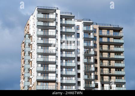 Multifamily residenziale a Danzica, Polonia © Wojciech Strozyk / Alamy Stock Photo Foto Stock