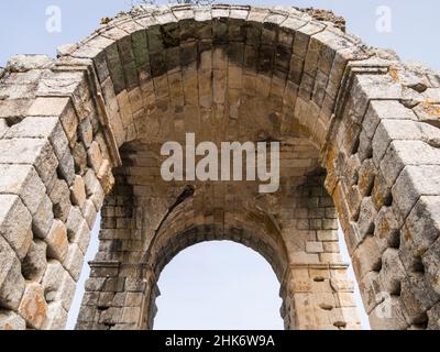 Ciudad romana de Cáparra. Cáceres. Extremadura. España Foto Stock