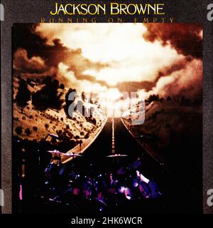 Copertina Vintage vinyl record - Browne, Jackson - in esecuzione su vuoto - US - 1978 Foto Stock