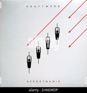 Copertina Vintage vinil record - Kraftwerk - Aerodynamik 12  Foto Stock