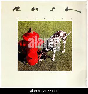 Copertina Vintage Vinyl record - Rush - Signals - D - 1982 Foto Stock