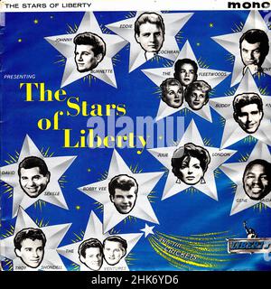 Copertina Vintage Vinyl record - Artisti vari - The Stars of Liberty - UK Foto Stock