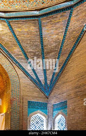 Cupola, Ince Minare Medresesi, Museo degli oggetti in legno e della pietra, Konya, Turchia, Konya, Turchia Foto Stock