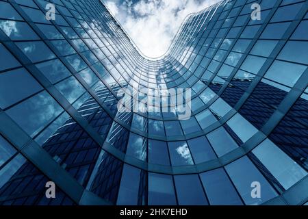 Grattacielo moderno e alto - edificio Filadelfie, BB centrum, Praga, Repubblica Ceca Foto Stock