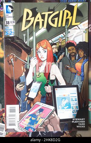 Fumetto di Batgirl Foto Stock