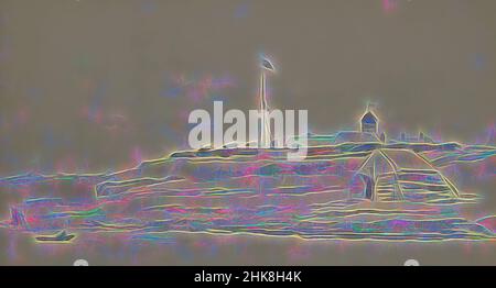 Foglio 15 recto da un libretto di 35 pagine destinato durante la spedizione a Nova Zembla nel 1880, navi, Louis Apol, 1880 Foto Stock