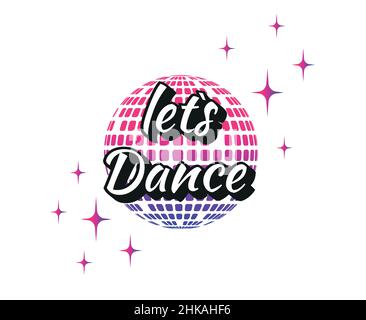 Lets Dance disco Ball Vector Icon disco Ball Vector Icon Dance disco Ball Vector Icon disco Ball Vector Icon Illustrazione Vettoriale