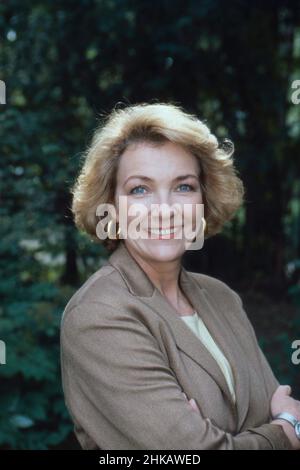 Gila von Weitershausen, deutsche Schauspielerin, Deutschland 1991. Foto Stock