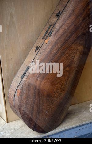 vetrina, woodbridge violins, suffolk, inghilterra Foto Stock