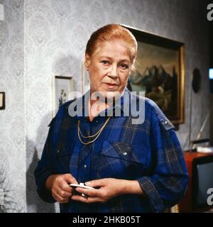 Fragen Sie Frau Doktor Cora, Comedy-Sendereihe, Deutschland 1989, Darsteller: Gerda Maria Jürgens Foto Stock