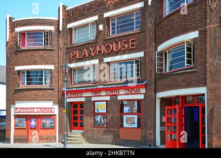 Playhouse Cinema, Cannon Street, Louth, Lincolnshire, England, Regno Unito Foto Stock