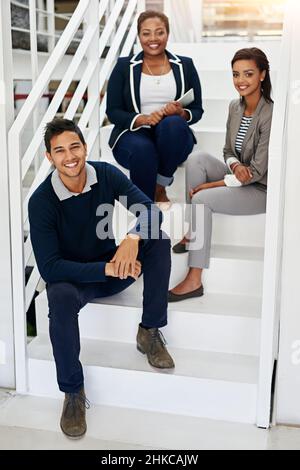 Il successo di un passo alla volta Foto Stock