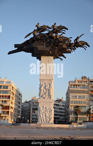 Piazza Gundogdu, Izmir Foto Stock