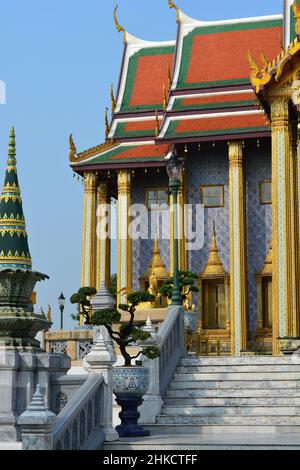 Thailandia, Bangkok - Grand Palace e Wat Phra Kaeo Foto Stock