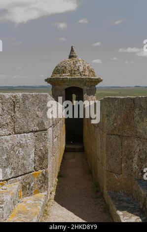 Fortaleza Santa Tereza è una fortificazione militare situata sulla costa settentrionale dell'Uruguay vicino al confine del Brasile, Sud America Foto Stock