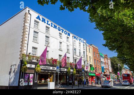 Arlington Hotel, Bachelors Walk, Dublin City, County Dublin, Irlanda Foto Stock