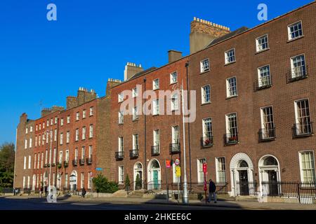 Merrion Street Upper, Dublin City, County Dublin, Irlanda Foto Stock