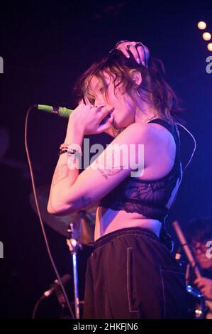 3 febbraio 2022, Sheffield, South Yorkshire, U.K: The Let Go , Sheffeld Leadmill , Sheffield , UK , 03.02.2022 (Credit Image: © Robin Burns/ZUMA Press Wire) Foto Stock