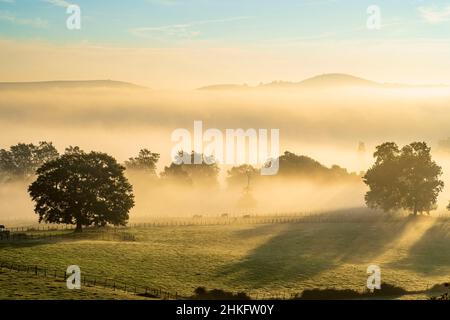 Francia, Pirenei Atlantici, Ostabat-ASME, tappa sulla via Lemovicensis o Vezelay, una delle vie principali per Santiago de Compostela Foto Stock