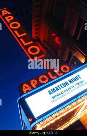 Notte amatoriale, Teatro Apollo, Harlem, New York Foto Stock