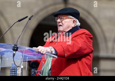 Jean Marie le Pen fondatrice del "fronte nazionale" il partito di estrema destra ha subito un ictus il 2 febbraio (archivio immagini 2017) Foto Stock