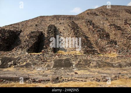 Teotihuacan, zona archeologica in Messico. Foto Stock