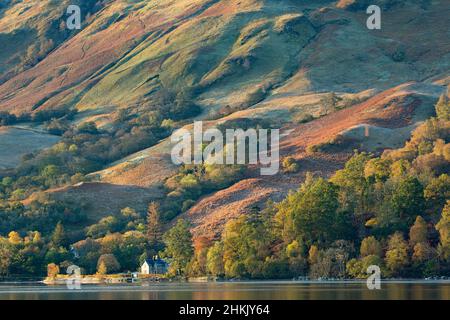 Loch Duich in Eilean Donan, Regno Unito, Scozia, Loch Duich , Eilean Donan Foto Stock