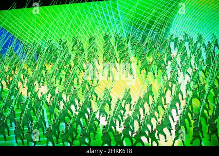 Pechino, Cina. 04th Feb 2022. Credit: AFLO Co. Ltd./Alamy Live News Foto Stock