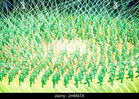 Pechino, Cina. 04th Feb 2022. Credit: AFLO Co. Ltd./Alamy Live News Foto Stock