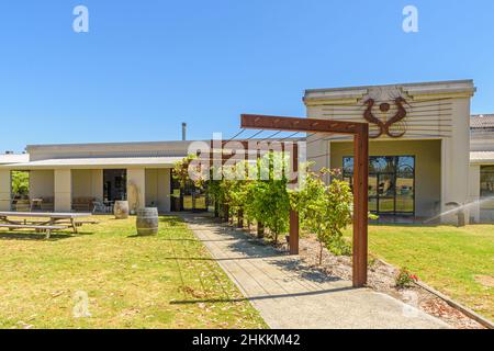 Ingresso cantina di West Cape Howe Wines, Mount Barker, Western Australia, Australia Foto Stock