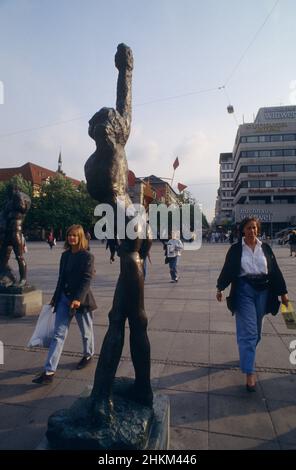 GERMANIA STUTTGART CENTRE VILLE Foto Stock