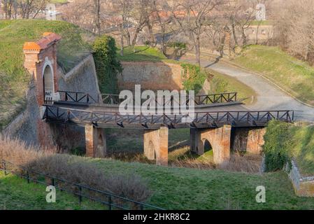 Fortezza di Petrovaradin a Novi Sad Serbia Foto Stock