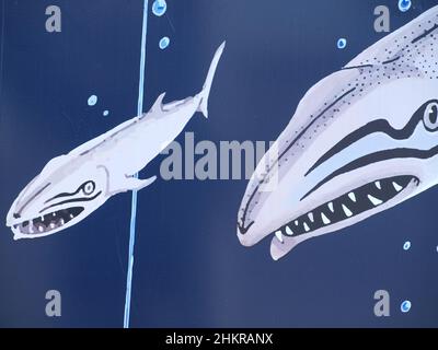 La crescita a North Dallas tende strade, servizio cellulare, nuovi alloggi. Grandi vincitori di costruzioni, arte e ricreazione. Foto Stock