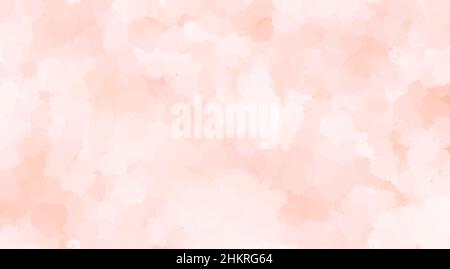 Sfondo beige astratto acquerello. Sfondo color acqua digitale Peach per il tuo design Foto Stock