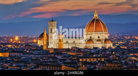 Toscana, Duomo di Firenze, Cattedrale di Santa Maria del Fiore, Duomo di Firenze Foto Stock