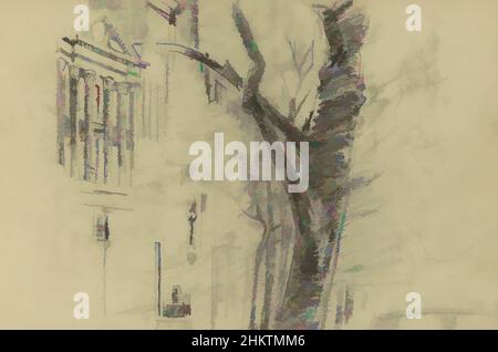 Arte ispirata alla vista di un canale Amsterdam Paesi Bassi, il Keizersgracht con Felix Meritis Amsterdam Paesi Bassi, opere classiche modernizzate da Artotop con un tuffo di modernità. Forme, colore e valore, impatto visivo accattivante sulle emozioni artistiche attraverso la libertà delle opere d'arte in modo contemporaneo. Un messaggio senza tempo che persegue una nuova direzione selvaggiamente creativa. Artisti che si rivolgono al supporto digitale e creano l'NFT Artotop Foto Stock