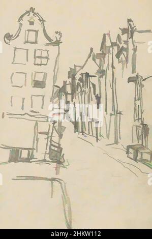 Arte ispirata dalla vista dell'angolo di Keizersgracht e Berenstraat ad Amsterdam, Paesi Bassi, opere classiche modernizzate da Artotop con un tuffo di modernità. Forme, colore e valore, impatto visivo accattivante sulle emozioni artistiche attraverso la libertà delle opere d'arte in modo contemporaneo. Un messaggio senza tempo che persegue una nuova direzione selvaggiamente creativa. Artisti che si rivolgono al supporto digitale e creano l'NFT Artotop Foto Stock