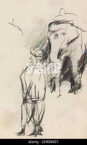 Arte ispirata dall'uomo in abbigliamento orientale per un elefante, opere classiche modernizzate da Artotop con un tocco di modernità. Forme, colore e valore, impatto visivo accattivante sulle emozioni artistiche attraverso la libertà delle opere d'arte in modo contemporaneo. Un messaggio senza tempo che persegue una nuova direzione selvaggiamente creativa. Artisti che si rivolgono al supporto digitale e creano l'NFT Artotop Foto Stock