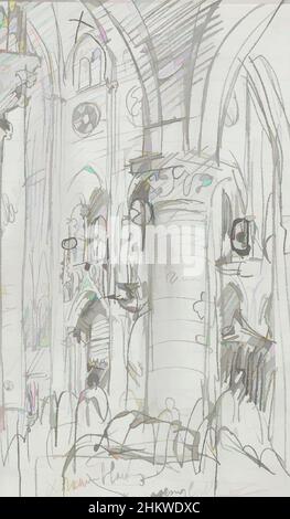 Arte ispirata all'interno di Notre-Dame, Parigi, opere classiche modernizzate da Artotop con un tocco di modernità. Forme, colore e valore, impatto visivo accattivante sulle emozioni artistiche attraverso la libertà delle opere d'arte in modo contemporaneo. Un messaggio senza tempo che persegue una nuova direzione selvaggiamente creativa. Artisti che si rivolgono al supporto digitale e creano l'NFT Artotop Foto Stock