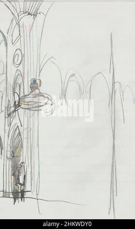 Arte ispirata da parte di una chiesa interna, Notre-Dame a Parigi, archi a punta e colonna. Parigi, opere classiche modernizzate da Artotop con un tocco di modernità. Forme, colore e valore, impatto visivo accattivante sulle emozioni artistiche attraverso la libertà delle opere d'arte in modo contemporaneo. Un messaggio senza tempo che persegue una nuova direzione selvaggiamente creativa. Artisti che si rivolgono al supporto digitale e creano l'NFT Artotop Foto Stock