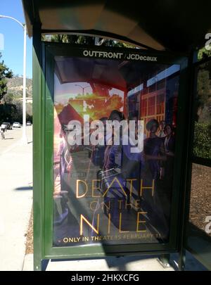 Los Angeles, California, USA 21st Gennaio 2022 una visione generale dell'atmosfera della morte sulla fermata del Nilo Bus su January121 2022 a Los Angeles, California, USA. Foto di Barry King/Alamy Stock Foto Foto Stock