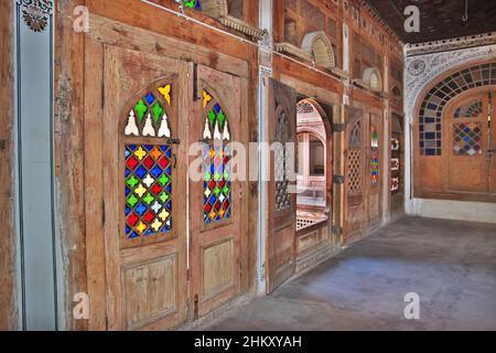 Complesso di casa di Sethi a Haji Camp, Via Sethi a Peshawar, Pakistan Foto Stock