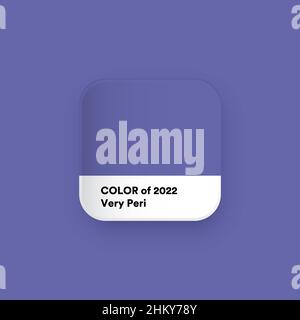 Color of the Year 2022, Purple è ora colore alla moda Illustrazione Vettoriale