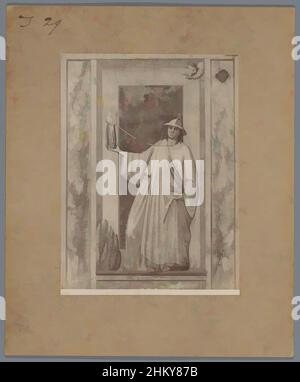 Arte ispirata alla fotoreproduzione di un affresco di Giotto, raffigurante l'infedeltà, PADOVA - Cappella degli Scrovegni all'Arena. I Vizi. L'Infedeltà., Alinari, Giotto de Bondone, Scrovegnikapel, c.. 1875 - c. 1900, cartone, stampa albume, altezza 258 mm x larghezza 190 mm, opere classiche modernizzate da Artotop con un tocco di modernità. Forme, colore e valore, impatto visivo accattivante sulle emozioni artistiche attraverso la libertà delle opere d'arte in modo contemporaneo. Un messaggio senza tempo che persegue una nuova direzione selvaggiamente creativa. Artisti che si rivolgono al supporto digitale e creano l'NFT Artotop Foto Stock