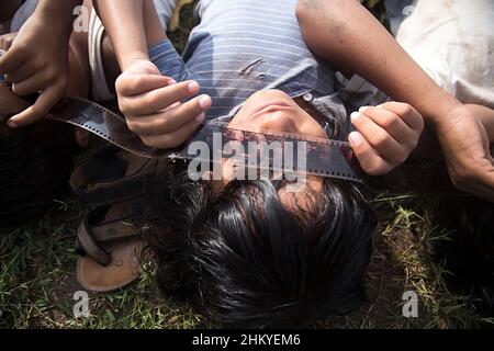 BHAVIN RABARI nell'ULTIMO FILM (2021), diretto DA PAN NALIN. Credit: Monsoon Films Private Limited / Album Foto Stock